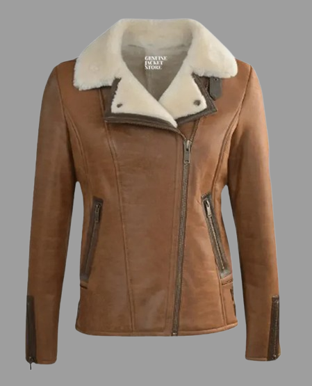 Women's B-3 Aviator Sheepskin Jacket
