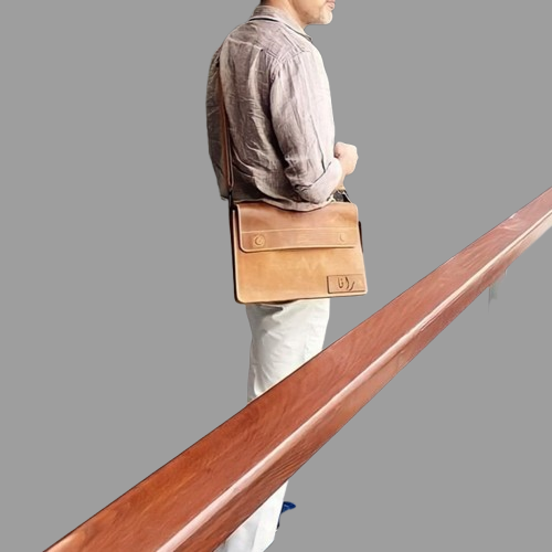 Premium Leather Laptop Case – Handmade Elegance