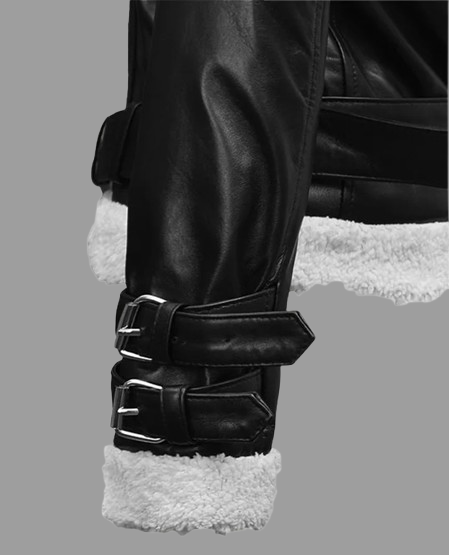 Rita Ora Black Leather Jacket