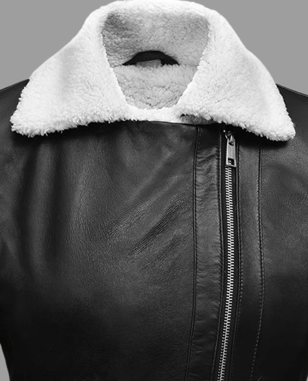 Rita Ora Black Leather Jacket