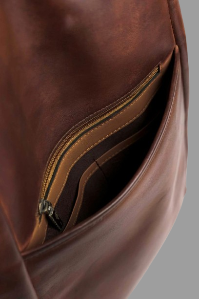 Heritage Leather Backpack – Vintage Brown