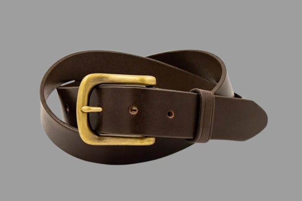 Vintage Style Men's Leather Belt – Handmade
