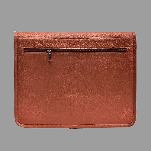 Premium Brown Leather Messenger Laptop Bag