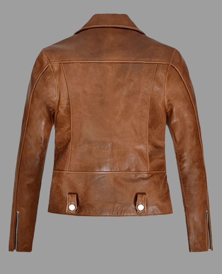 Kylie Jenner Brown Leather Jacket