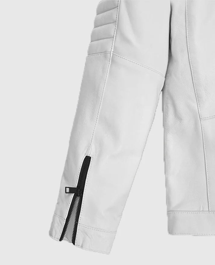 Fast And Furious 9 Vin Diesel White Leather Jacket