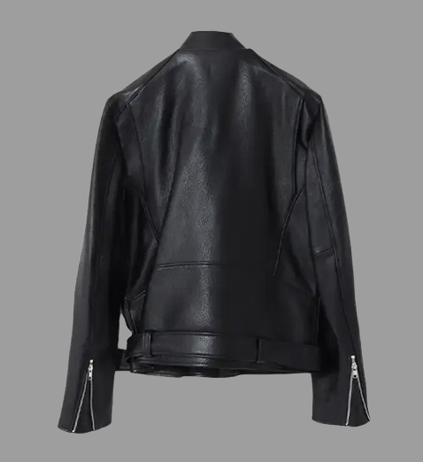 Women's Collar Edge Black Rider Jacket