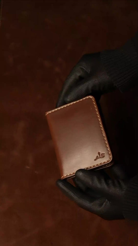 Handcrafted Brown Leather Wallet