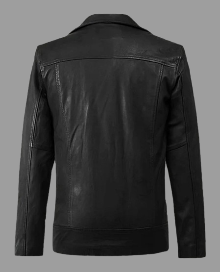 Dauntless Black Biker Leather Jacket