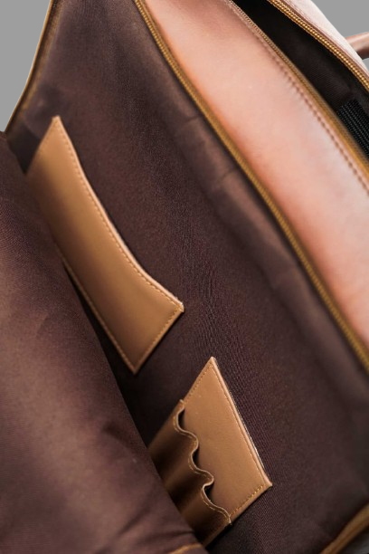 Heritage Leather Backpack – Vintage Brown