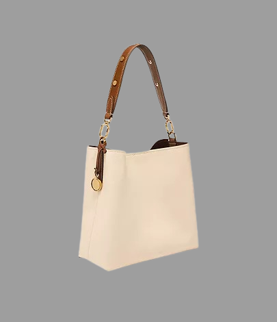 Jessie Leather Bucket Shoulder Bag
