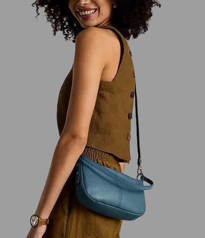 Jolie Leather Small Crossbody Bag