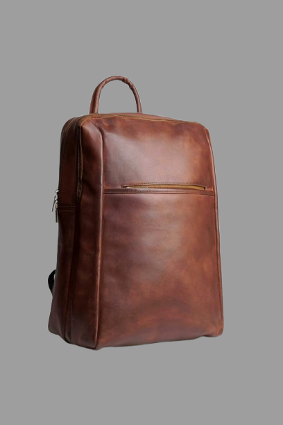 Heritage Leather Backpack – Vintage Brown