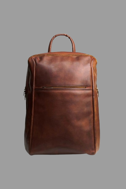 Heritage Leather Backpack – Vintage Brown