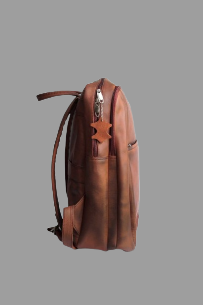 Heritage Leather Backpack – Vintage Brown
