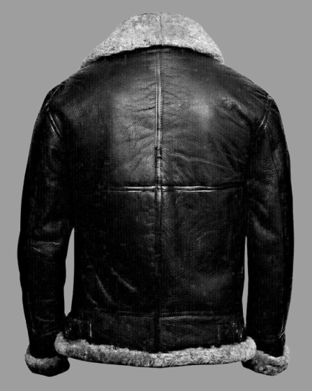 Men's RAF Aviator Pilot Flying B3 Bomber Leather Jacket