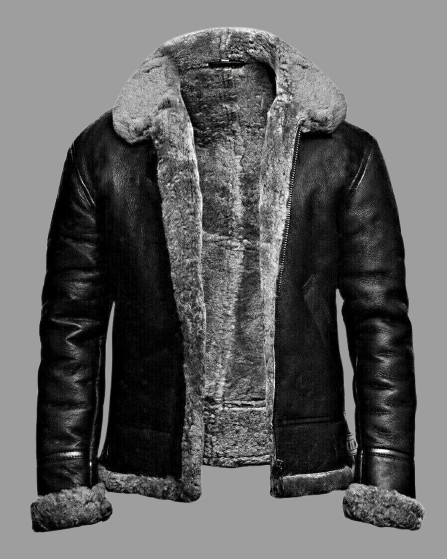 Men's RAF Aviator Pilot Flying B3 Bomber Leather Jacket