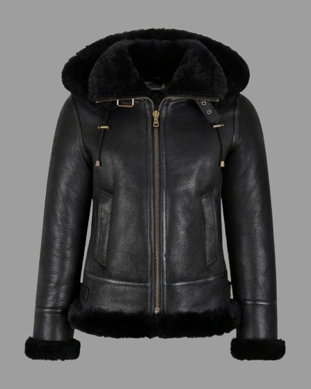 Women's B3 Bomber Shearling Leather Jacket