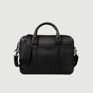 The Captain Black Leather Briefcase
